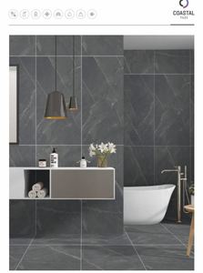 Aaa + lớp chất lượng cao ven biển gạch Bộ sưu tập 600x1200 mét 9 mét Độ dày hiện đại sứ grey gạch cho biệt thự nhà máy trực tiếp - Product Image 5
