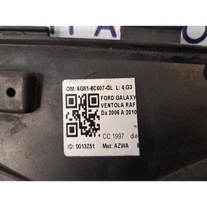 พัดลมระบายความร้อนเครื่องยนต์ฟอร์ด กาแล็กซี่ ซีรีส์(CA1) 6G91-8C607-GL AZWA ดีเซล 1997 (06>15) - Product Image 4