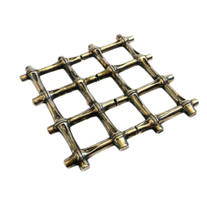 Dessous de plat de style moderne Dessous de plat luxueux en métal argenté en forme d'ananas Dessous de plat décoratif brillant en métal Tapis de table pour casseroles chaudes - Product Image 3