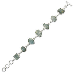 <b>925</b> <b>Sterling</b> <b>Silver</b> Women Fashion Gemstone <b>Bracelets</b> Natural Aquamarine Gemstone <b>925</b> <b>Sterling</b> <b>Silver</b> <b>Bracelets</b> <b>925</b> Fine Jewelry - Product Image 1