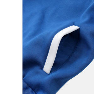 2025 nouveauté hommes coton biologique à capuche Logo personnalisé brodé fermeture éclair respirant bouffée impression automne saison manteau à capuche - Product Image 2