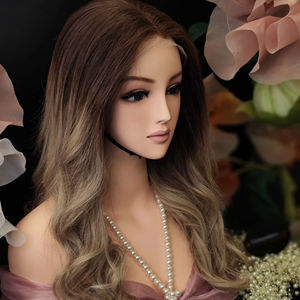 Meilleure vente 2025 haute qualité 100% perruque frontale en cheveux humains 13x4 avec base en soie pleine cuticule prix de gros - Product Image 1