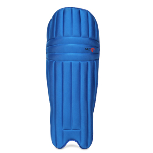 Protège-tibias de cricket moulés pour hommes et jeunes, taille unique, bleu, emballage en boîte - Product Image 1