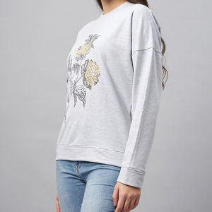 Sudadera con capucha y sudadera de invierno de punto de peso pesado personalizable para mujer Logotipo frontal Venta al por mayor Precio bajo Mejores fabricantes - Product Image 6