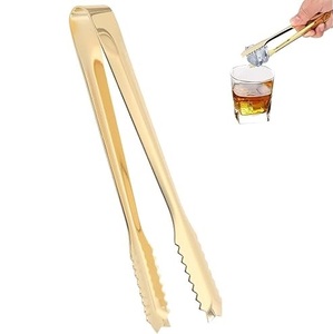 แหนบคีบอาหารสแตนเลสสตีลที่คีบน้ำแข็งทำจากเงินที่ทันสมัยสำหรับห้องครัว - Product Image 2