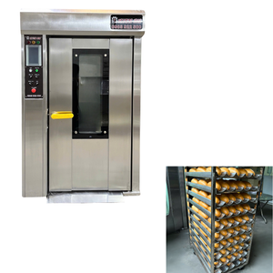 Easy to Use Bakery Oven for Bread 16 Trays Video Technical Support for Restaurant <b>Rotary</b> Oven Kien an Vietnam Factory - Product Image 1