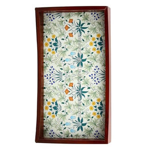 Service hôtelier en bambou naturel en bois Plateau écologique Rectangle Stockage du tabac Accessoire pour fumer Plateau en bois par FWE - Product Image 1