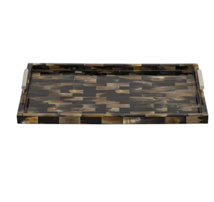 Plateau rectangulaire en corne de buffle personnalisé - Meilleure qualité, design gravé moderne pour mariage, logo et emballage personnalisés - Product Image 4