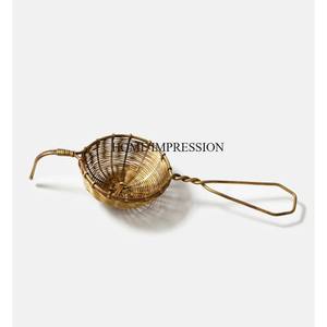 Passoire à thé en métal plaqué or, fabriquée de la manière la plus fantaisiste et unique, ustensiles de cuisine pour la maison et les hôtels, outils de qualité supérieure - Product Image 5