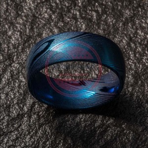 Damascus Steel Ring | Hot <b>Sale</b> Damascus Steel Ring <b>for</b> Unisex - Product Image 3