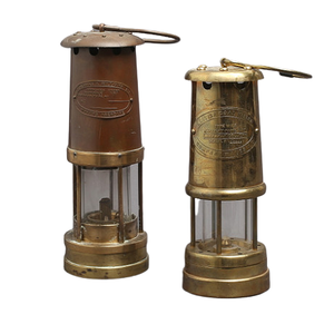 Iron and Glass <b>Brass</b> Plated Silver and Gold Color <b>Oil</b> <b>Lamp</b> Miners <b>Lamp</b> for Wedding Party Event Decoration - Product Image 6