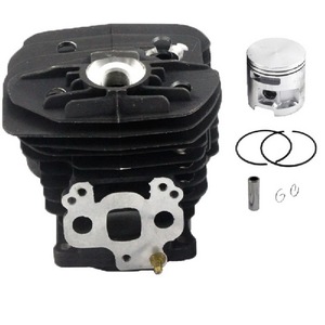 Cilindro e Pistone Compatibili per Husqvarna Hus575, 51mm, Rif. 504498, per Motosega Industriale a 2 Tempi, Nuovo, Certificato GS - Product Image 1