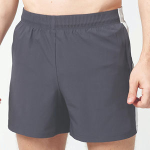 High Stretch Woven Fabric Ebony Lab 360 5 Inch Superstretch <b>Shorts</b> with Side Ventilation Panels and <b>Zip</b> <b>Pockets</b> - Product Image 2