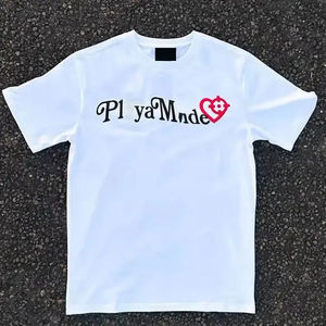 T-shirts pour hommes en coton 100% sur mesure en gros, coupe ajustée, séchage rapide, imprimé musculaire, technique de gonflage, impression gonflée - Product Image 4