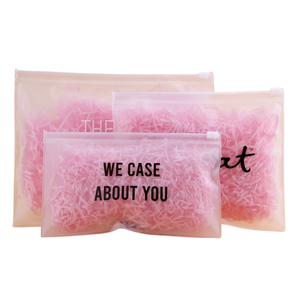 Bolsa con Cierre Deslizante de PVC Mate Esmerilado a Prueba de Polvo para Empaque de Ropa, Impresión Personalizada, Venta al Por Mayor, OEM - Product Image 1