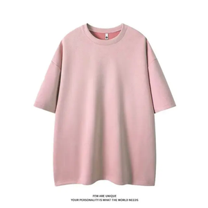 300 Gsm camiseta logotipo personalizado peso pesado Camiseta 100% algodón Premium camisetas al por mayor camisetas para mí - Product Image 5