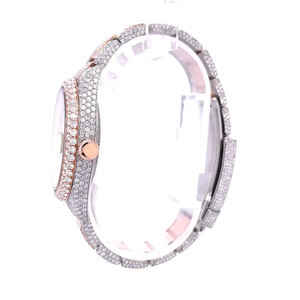 41MM Mosinite Diamonds Reloj de pulsera para hombre Reloj de pulsera de acero inoxidable Hombre para ver Relojes mecánicos de lujo para hombres - Product Image 4