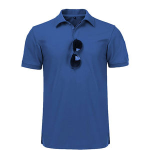Chemises polo pour hommes en matière douce respirante anti-rides, nouveau matériau doux, logo personnalisé, matériau durable, chemise polo pour hommes - Product Image 1