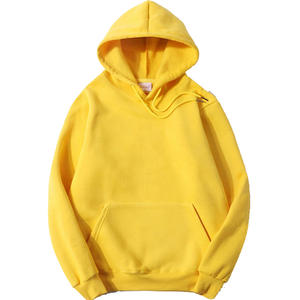 Sweat à capuche personnalisé grande taille pour hommes basics/coton mélangé pull lourd polaire à cordon de serrage polaire surdimensionnée - Product Image 2