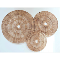 Nouveaux articles Décoration murale rustique en jute Taille personnalisée Décorations de luxe pour la maison Fabriquées au Vietnam par KING CRAFT VIET