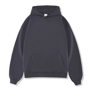 Vente en gros Streetwear à la mode personnalisé 400gsm 100% coton sweats à capuche surdimensionnés pour hommes sweats à capuche décontractés vierges personnalisés sweats à capuche pour hommes - Product Image 2
