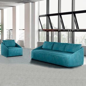 Foshan Modern Sofa Set Blue Sofa 1+1+3 Sectional Sofa <strong>Furniture</strong> Muebles Para La <strong>Casa</strong> - Product Image 1