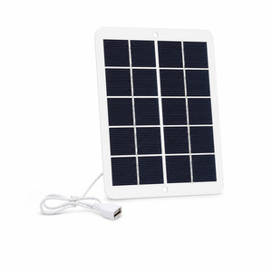 Panel Solar Policristalino Semiflexible de 5V 3W con Salida USB para Carga Portátil en Exteriores - Product Image 2