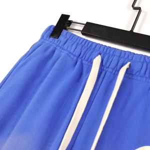 Pantalon évasé délavé à l'acide pour homme Pantalon de survêtement polaire à jambe large Pantalon de jogging imprimé Pantalon de sport décontracté - Product Image 6