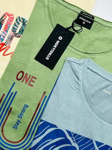 T-shirt pour homme de marque célèbre, qualité supérieure, vêtements en gros, 100% coton tricoté, provenant du Bangladesh, lot en stock - Product Image 3