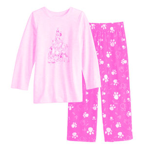 Pijama de algodón de último diseño 2025, conjunto de dos piezas Pj, Jersey de algodón inferior AOP, Pijama de manga larga para mujer, camisón, ropa de dormir para mujer - Product Image 2