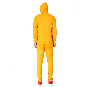 100% Original coton luxe Tech polaire hommes 2 pièces ensemble respirant à capuche Joggers poids lourd extérieur caractéristiques solide hiver - Product Image 2