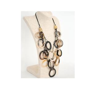 Collar de cuerno de búhos Natural para mujer, artesanía de la India, producto hecho a mano, gran oferta - Product Image 2