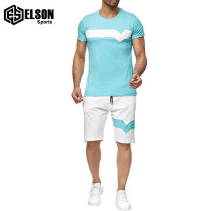 2025 unisexe Logo personnalisé vêtements de sport ensemble meilleure vente respirant coupe-vent T-shirts Shorts dernière conception été grande taille hommes - Product Image 4