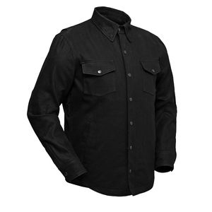 Veste en jean de haute qualité pour hommes, style vintage déchiré, coupe ajustée, streetwear et coupe-vent, vêtements d'extérieur pour hommes - Product Image 2