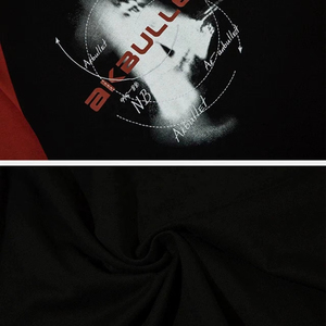 T-shirt à épaules tombantes bicolores de qualité supérieure pour homme T-shirt 100% coton de haute qualité pour homme - Product Image 4