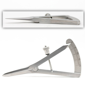 Calibrador CASTROVIEJO de Ortodoncia Dental Graduado 0-20MM Calibrador recto Instrumentos de medición de espesor de dientes - Product Image 5