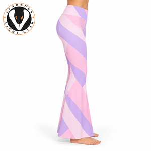 Leggings à taille haute pour femmes Venomous Fight Gear, coupe évasée, imprimé géométrique, décontractés, légers, respirants, extensibles, longueur intégrale - Product Image 2