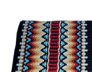 ASHMIRA EQUESTRIAN, tapis de selle de style western en laine de Nouvelle-Zélande multicolore, couverture de selle, extérieur en vison, rembourrage en laine, tailles personnalisées - Product Image 2