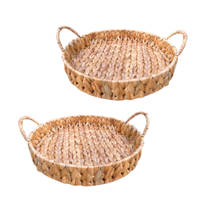 BANDEJA DE JACINTO DE AGUA Duradera CESTA DE ALMACENAMIENTO DE FRUTAS Hecho a mano en Vietnam Pedidos a granel disponibles - Product Image 1