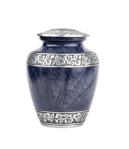 โรยัลซิลเวอร์เผาไหม้สําหรับเถ้ามนุษย์ - โรยัลศพสําหรับผู้ใหญ่ที่ทําด้วยมือราคาไม่แพงเถ้าข้อตกลงโกรธขนาดใหญ่ (ผู้ใหญ่ที่มีเมฆปกคลุม) - Product Image 2