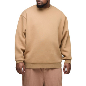 Sudadera de invierno con cuello redondo liso de gran tamaño y logotipo personalizado, 2025 algodón, 100% peso pesado, artículo de 500 Gsm para hombres, sudaderas con capucha - Product Image 1