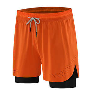 Pantalones Cortos Deportivos Personalizados para Hombre, Sólidos, Casuales, Antiarrugas, de Secado Rápido, Transpirables, Servicio OEM, para Fitness, Culturismo, Gimnasio, Correr - Product Image 5