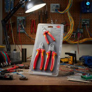 For Knipex VDE Electrical <b>Plier</b> Cutting <b>Set</b> 3-Piece Kit - Product Image 3