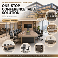 Solution complète de mobilier de bureau : Ensemble de mobilier de bureau personnalisé pour poste de travail, chaise et réception