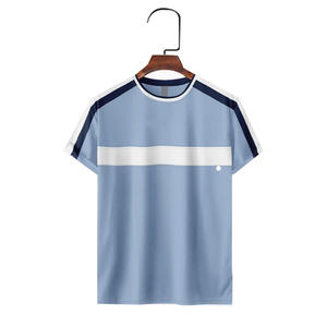 กรุณาใช้เสื้อยืดผ้าฝ้ายขนาดใหญ่สำหรับผู้ชาย100% โลโก้ตามสั่งและงานปักลายธรรมดาคุณภาพสูงสั่งทำป้ายได้ตามต้องการ - Product Image 3