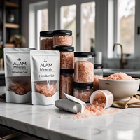 HACCP-Documented Organic Light Pink Himalayan Salt Granules Fine Coarse Grains Customized Packing Rich Complex Vitamins Minerals