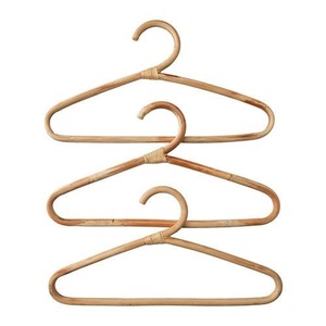 Eco-Friendly Rattan <b>Clothes</b> Hangers Handmade Natural Bamboo/Rattan Hangers for Dresses, Coats, <b>Baby</b> Clothing Adult Clothing - Product Image 1