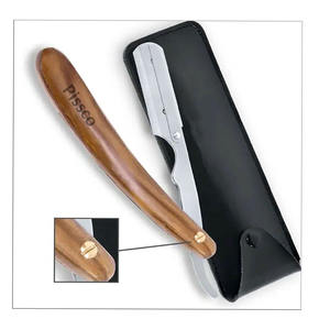 Kit de barbier avec lame interchangeable, rasoir droit manuel fabriqué par Pissco Pakistan - Product Image 3