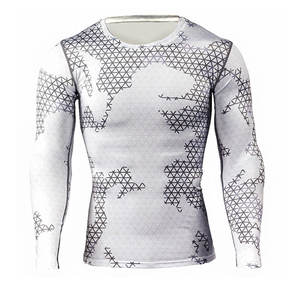 2026 Rash Guard pour homme à manches longues, service OEM, séchage rapide, respirant, en Spandex/Polyester, qualité supérieure, avec conception de logo personnalisée et couleurs - Product Image 1