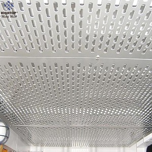 Kích thước tùy chỉnh trang trí đấm tấm kim loại thép không gỉ nhôm đục tấm mặt tiền kiến trúc dây lưới với lỗ - Product Image 6